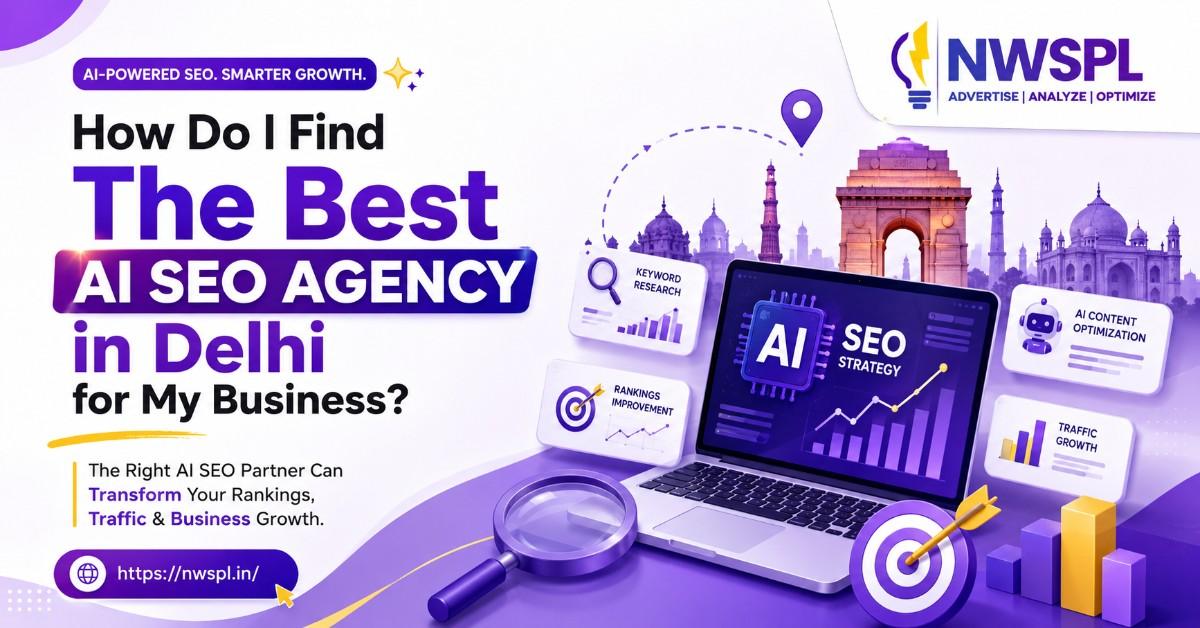 AI SEO Agency in Delhi by NWSPL – AI-powered SEO services for better rankings, traffic, and business growth